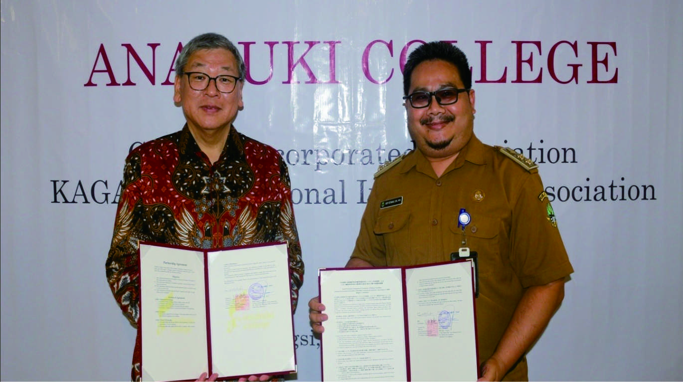 SMKN 1 Sukatani Jalin Kerja Sama Pendidikan dengan Anabuki College Group dan Asosiasi Lembaga Profesional Kagawa Jepang